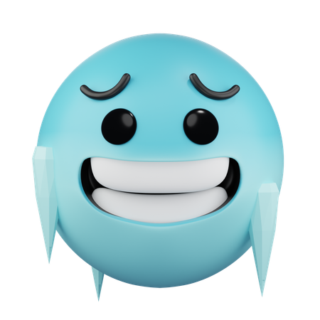 Cold face  3D Icon