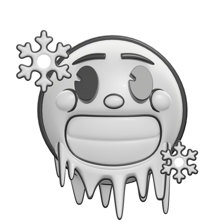 Cold Face  3D Icon