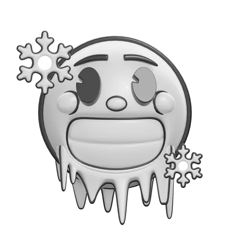 Cold Face  3D Icon