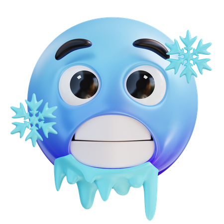 Cold Face  3D Icon