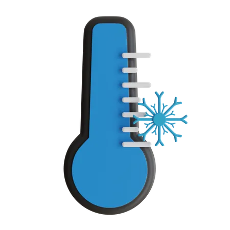 Cold Temperature  3D Icon