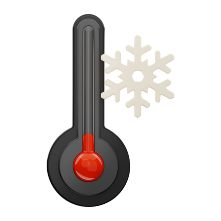 Cold Temperature  3D Icon