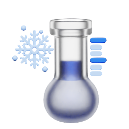 Cold temperature  3D Icon