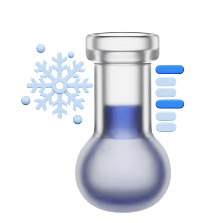 Cold temperature  3D Icon