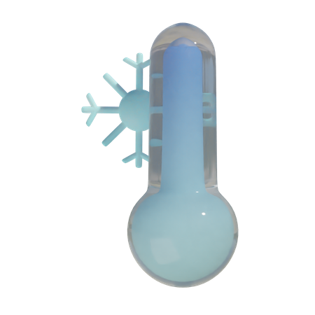 Cold Temperature  3D Icon