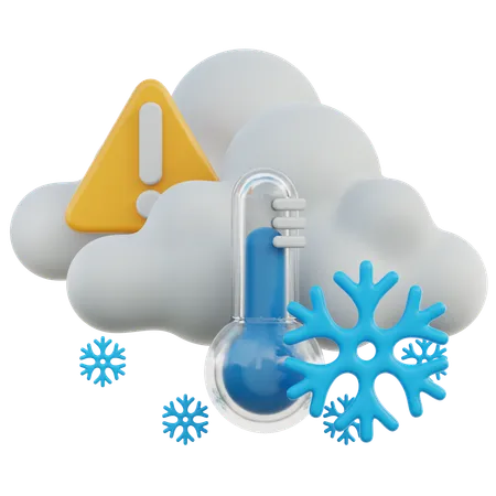 Cold Temprature  3D Icon