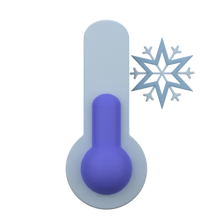 Cold Tempreature  3D Icon