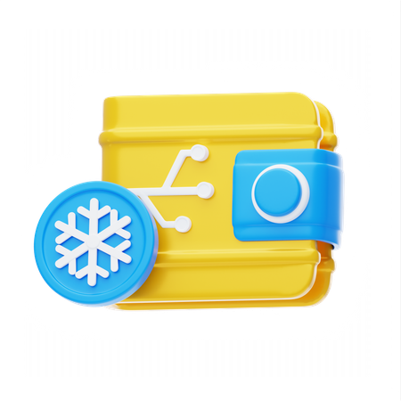 Cold Wallet  3D Icon