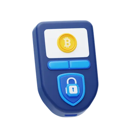 Cold Wallet-Speicherung  3D Icon