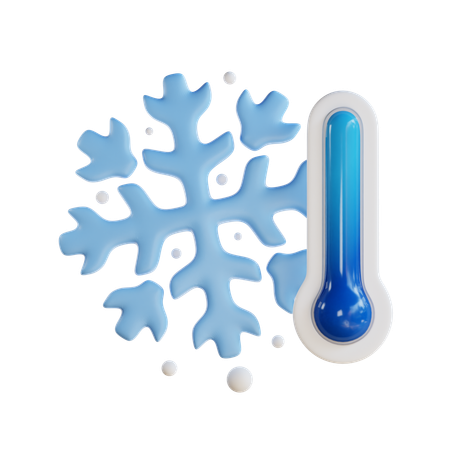 Cold With Thermometer  3D Icon