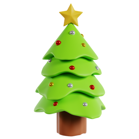 Coleção de árvore de natal  3D Icon