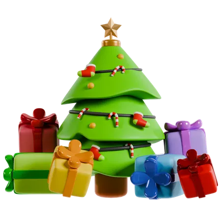 Coleção de árvore de natal  3D Icon