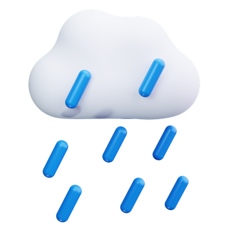 Captação de água da chuva  3D Icon