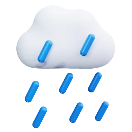 Captação de água da chuva  3D Icon