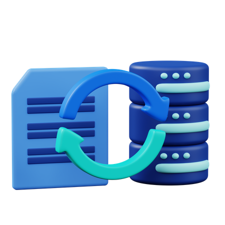 Coleta de dados  3D Icon