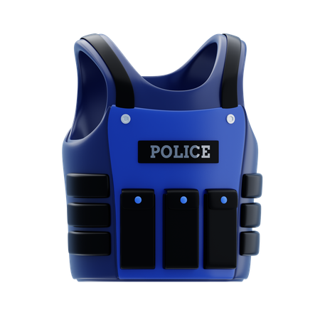 Colete policial  3D Icon