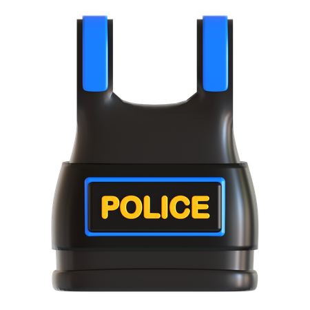 Colete policial  3D Icon