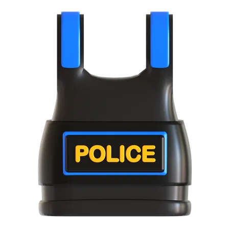 Colete policial  3D Icon