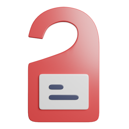 Colgador de puerta  3D Icon