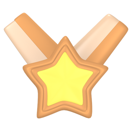 Colgante de estrella  3D Illustration