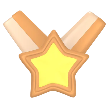 Colgante de estrella  3D Illustration