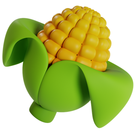 Colheita de milho dourado  3D Icon