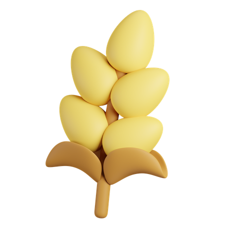 Colheita de trigo  3D Icon