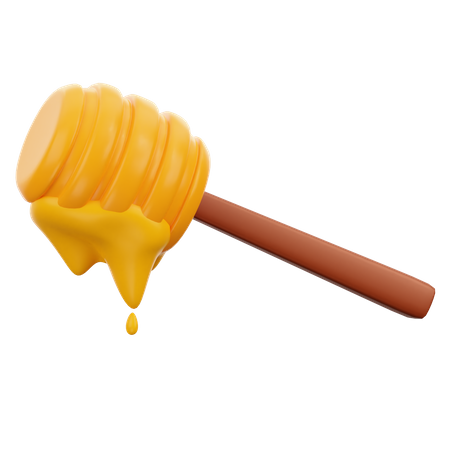 Colher de mel  3D Icon