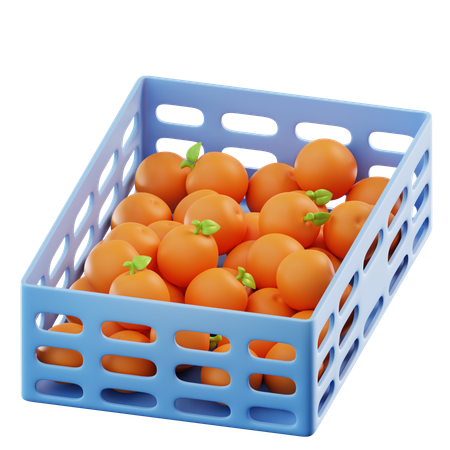Colher laranjas  3D Icon