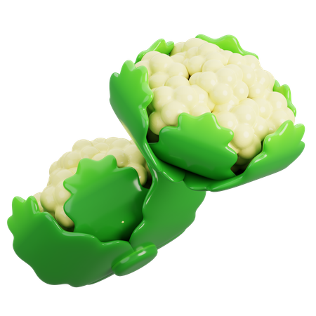 Coliflor  3D Icon