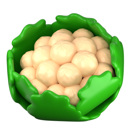 Coliflor  3D Icon