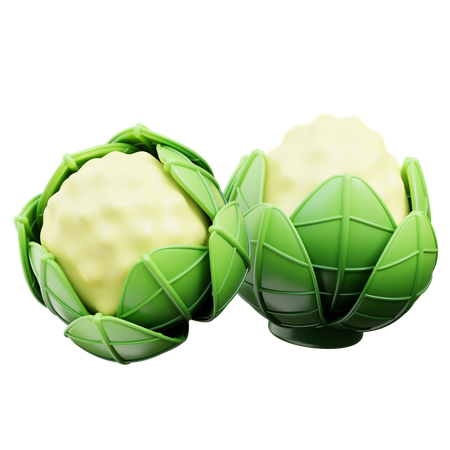 Coliflor  3D Icon