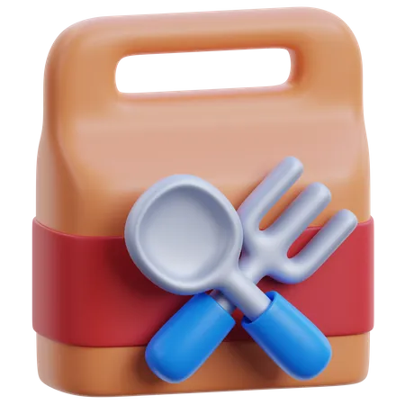 Paquet de nourriture  3D Icon