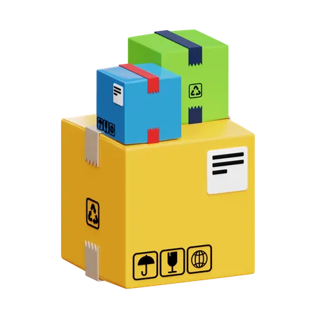 Boîtes d'emballage  3D Icon