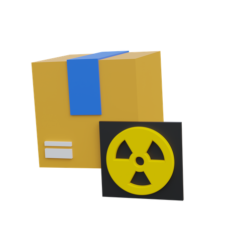 Colis dangereux  3D Icon