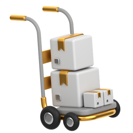 Chariot à colis  3D Icon