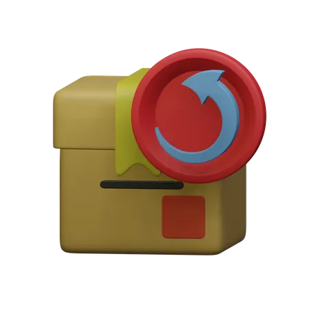 Retour de colis  3D Icon