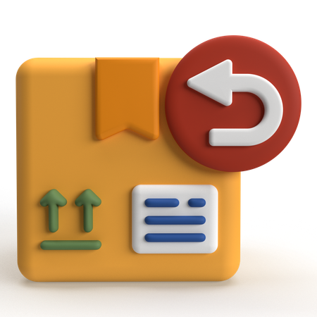 Retour de colis  3D Icon