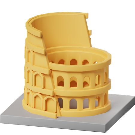 Colisée  3D Icon