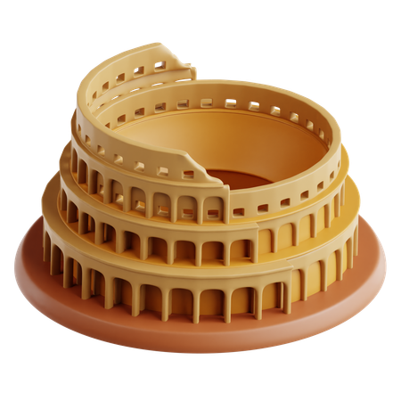 Coliseo  3D Icon