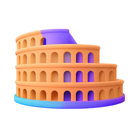 Coliseo  3D Icon