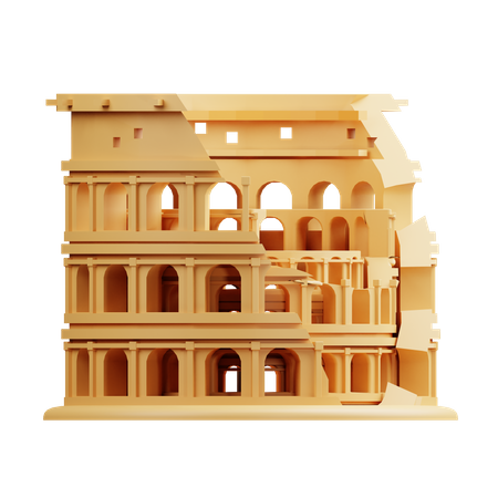 Coliseo  3D Illustration