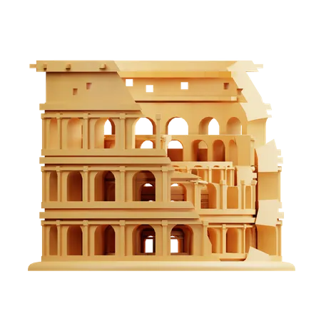 Coliseo  3D Illustration
