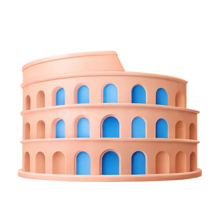 Hito del Coliseo  3D Icon