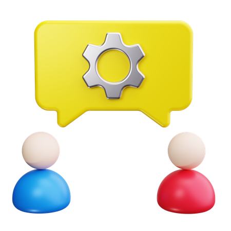 Collaboration  3D Icon