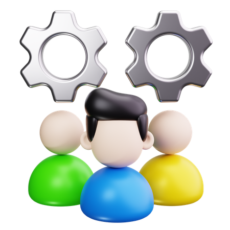 Collaboration  3D Icon