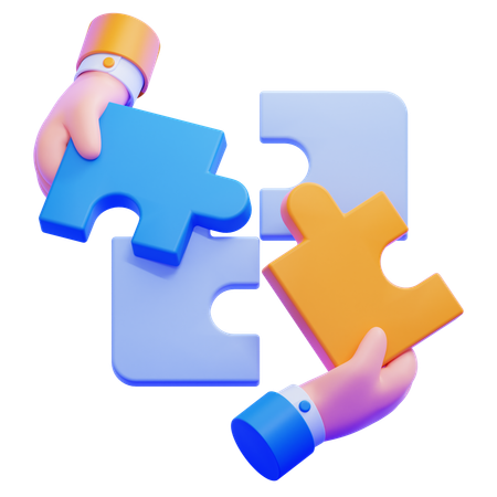 협동  3D Icon