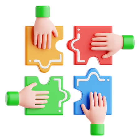 Collaboration  3D Icon