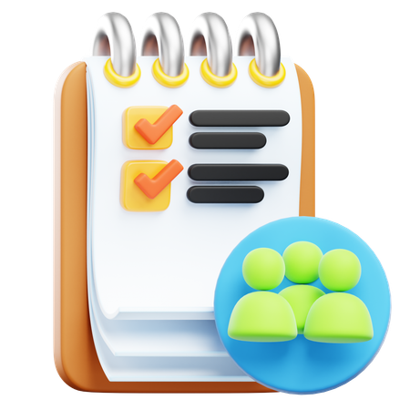 Collaboration  3D Icon