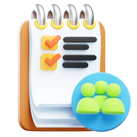 Collaboration  3D Icon
